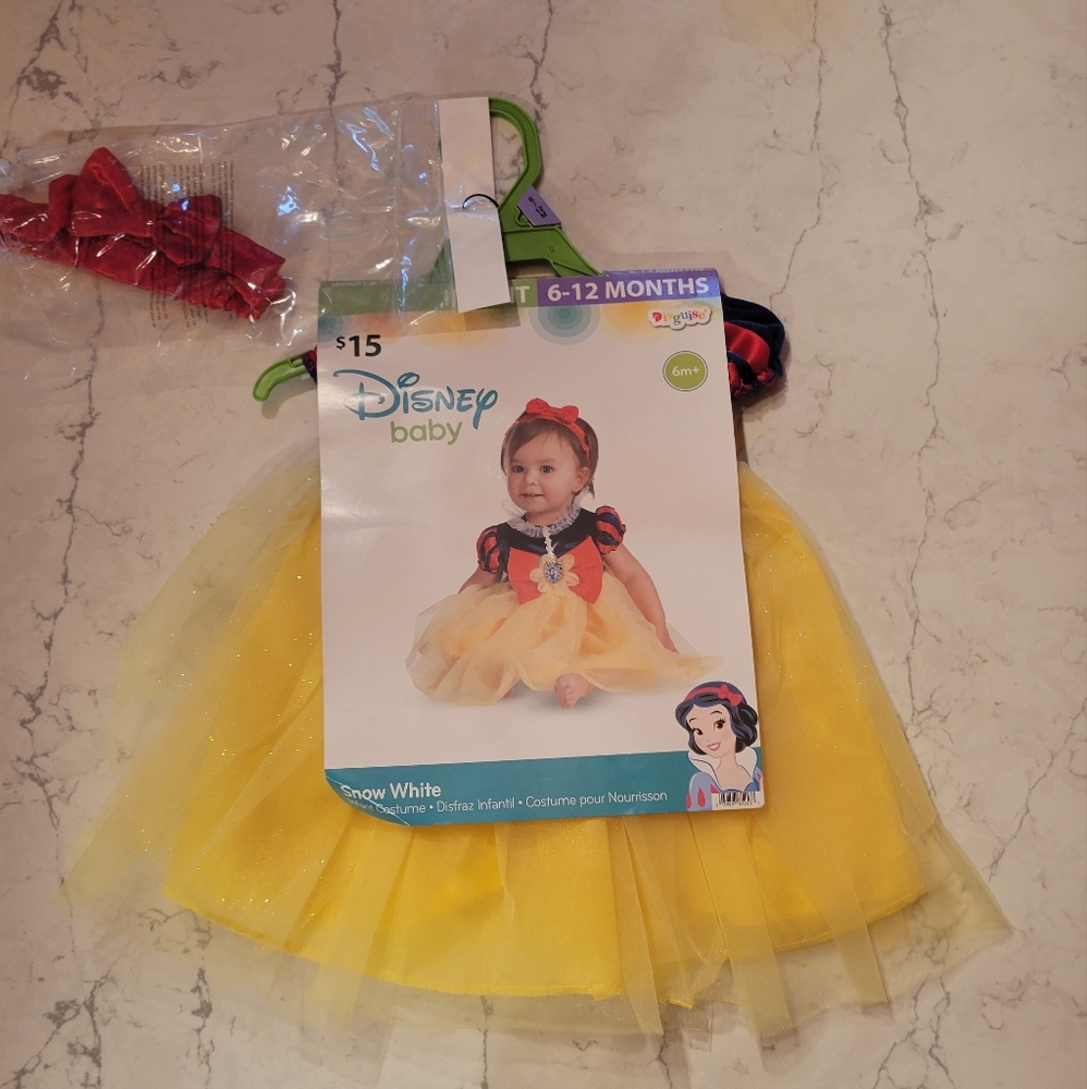 Snow White Baby Costume 6-12 Months